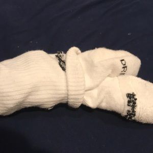 White Nike socks